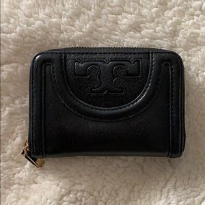 Tory Burch ‘Serif T’ Leather Coin Case